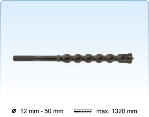 SDS-max vrtáky Turbo X-Head