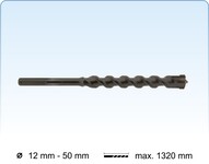 SDS-max vrtáky Turbo X-Head